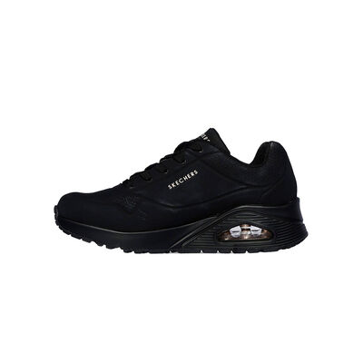 Tenis Skechers Uno Negro Mujer