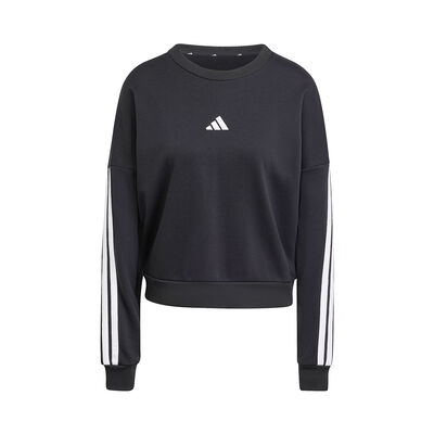 Sudadera Essentials 3 Franjas Tela French Terry