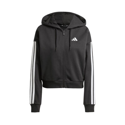 Chamarra con Gorro Essentials French Terry 3 Franjas