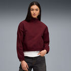 Sudadera Puma Her Relaxed Woven Half Zip Crew image number null