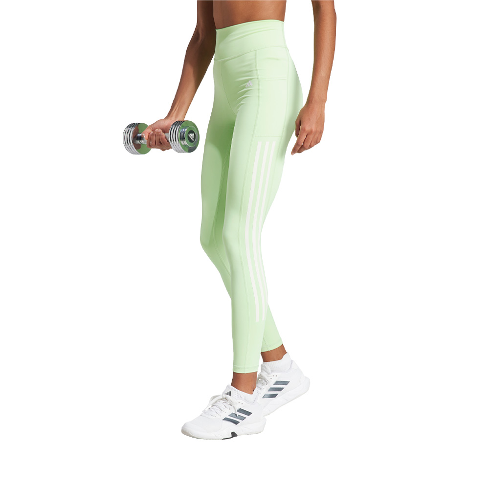 Adidas Mallas Optime 3 Franjas Largo Completo Corte Alto image number null