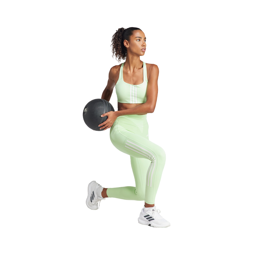 Adidas Mallas Optime 3 Franjas Largo Completo Corte Alto image number null