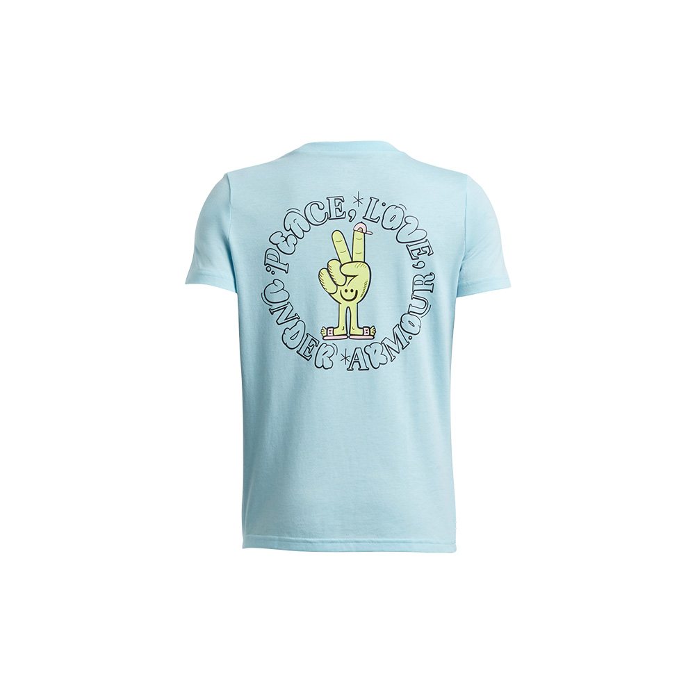 Under Armour Ua B Peace Love Ua Ss Blu image number null